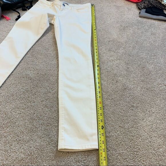 NWOT Express cream skinny pants/Jeans Sz 4 - Picture 10 of 11